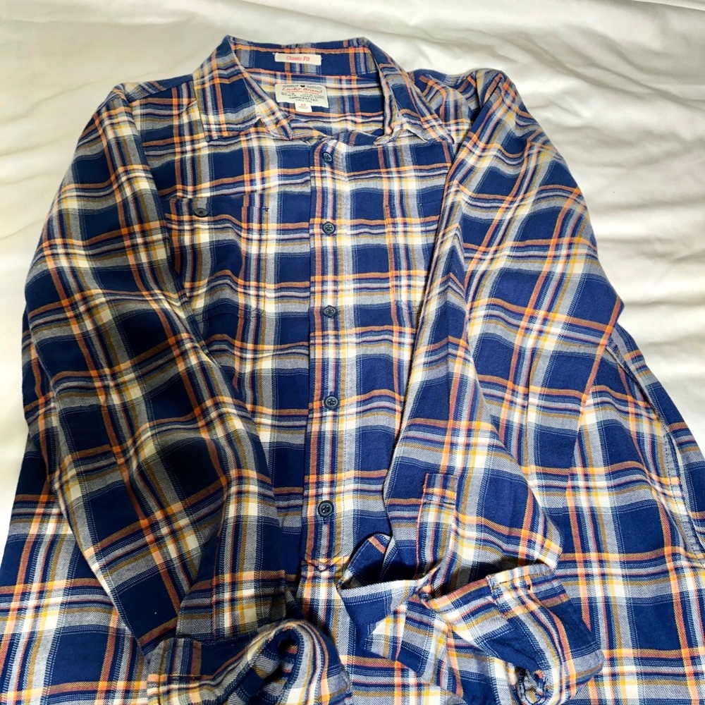 Lucky Brand Classic Fit Plaid Button Up
